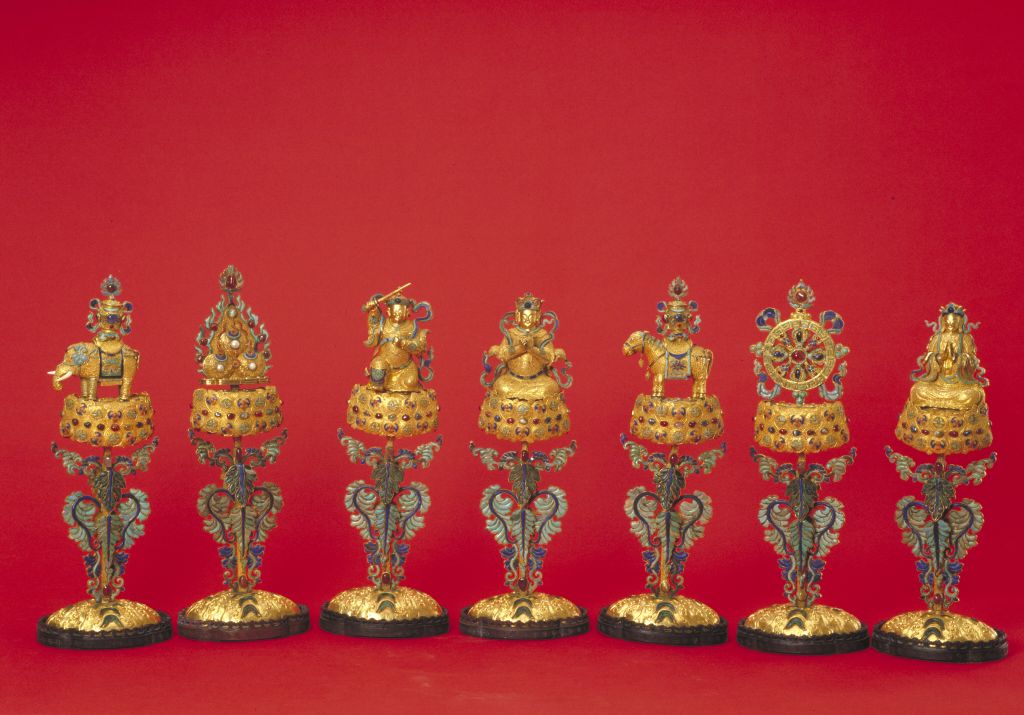 图片[1]-Seven jewels inlaid with gold-China Archive